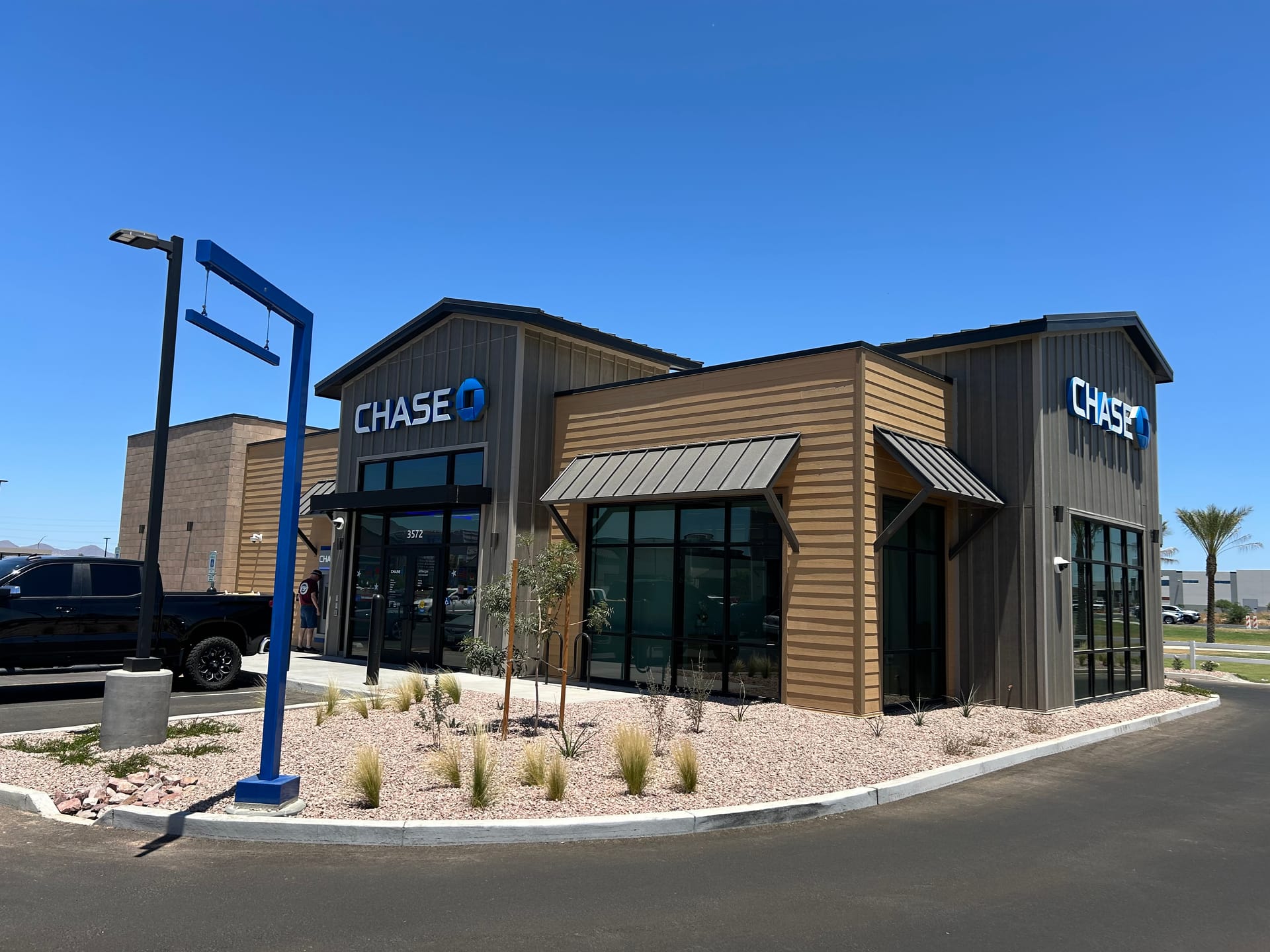 Steel-framed Chase Bank branch, Gilbert AZ